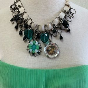 Victorian charm necklace